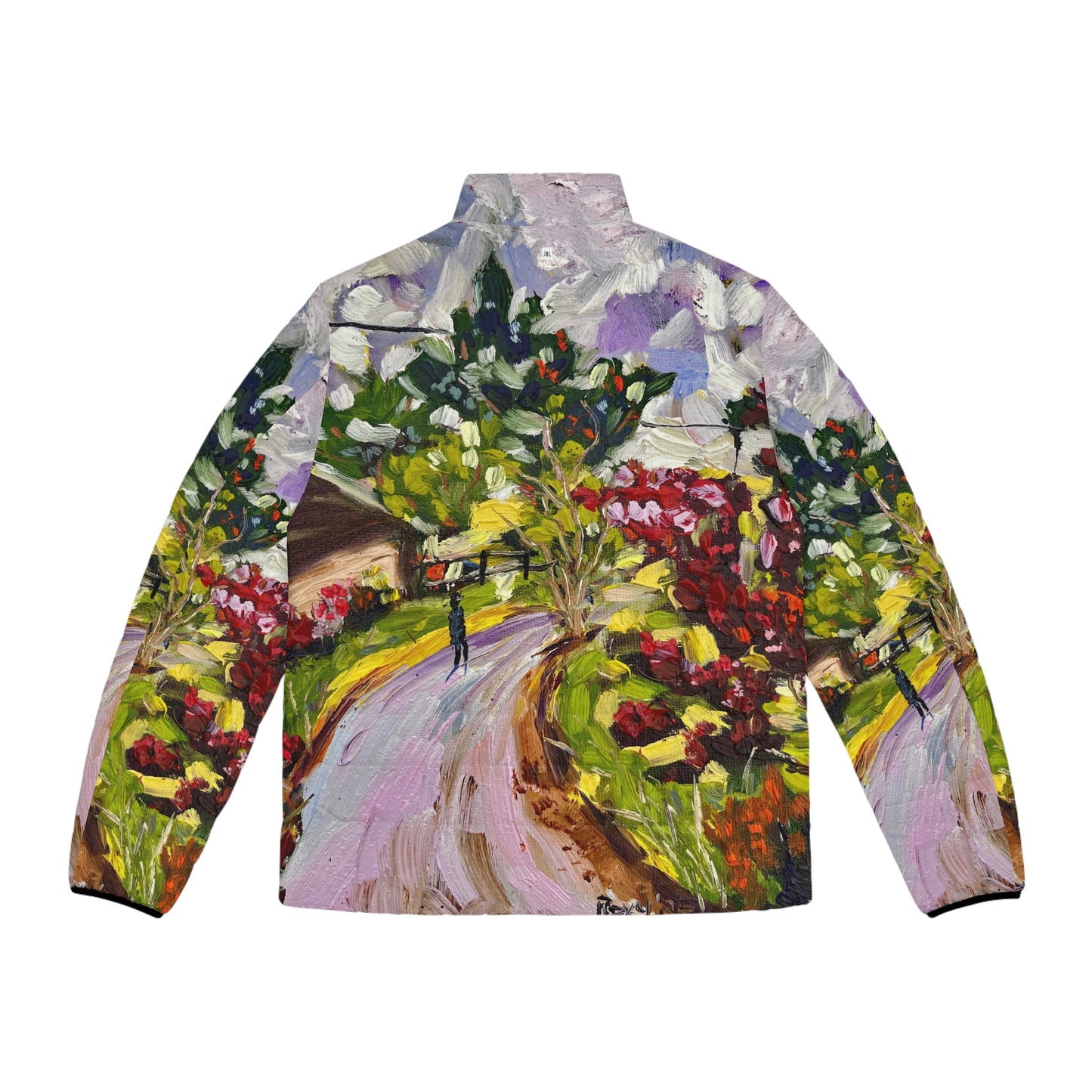 Men's Puffer Jacket - Roxy Rich Art-Dreamy Walk in Churchill, Cotswolds