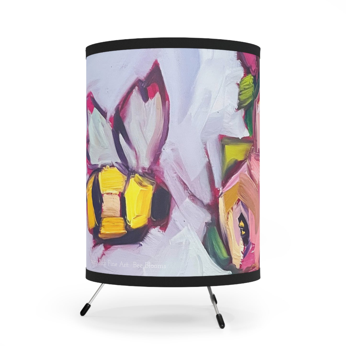 Bee Blooms Tripod Lamp