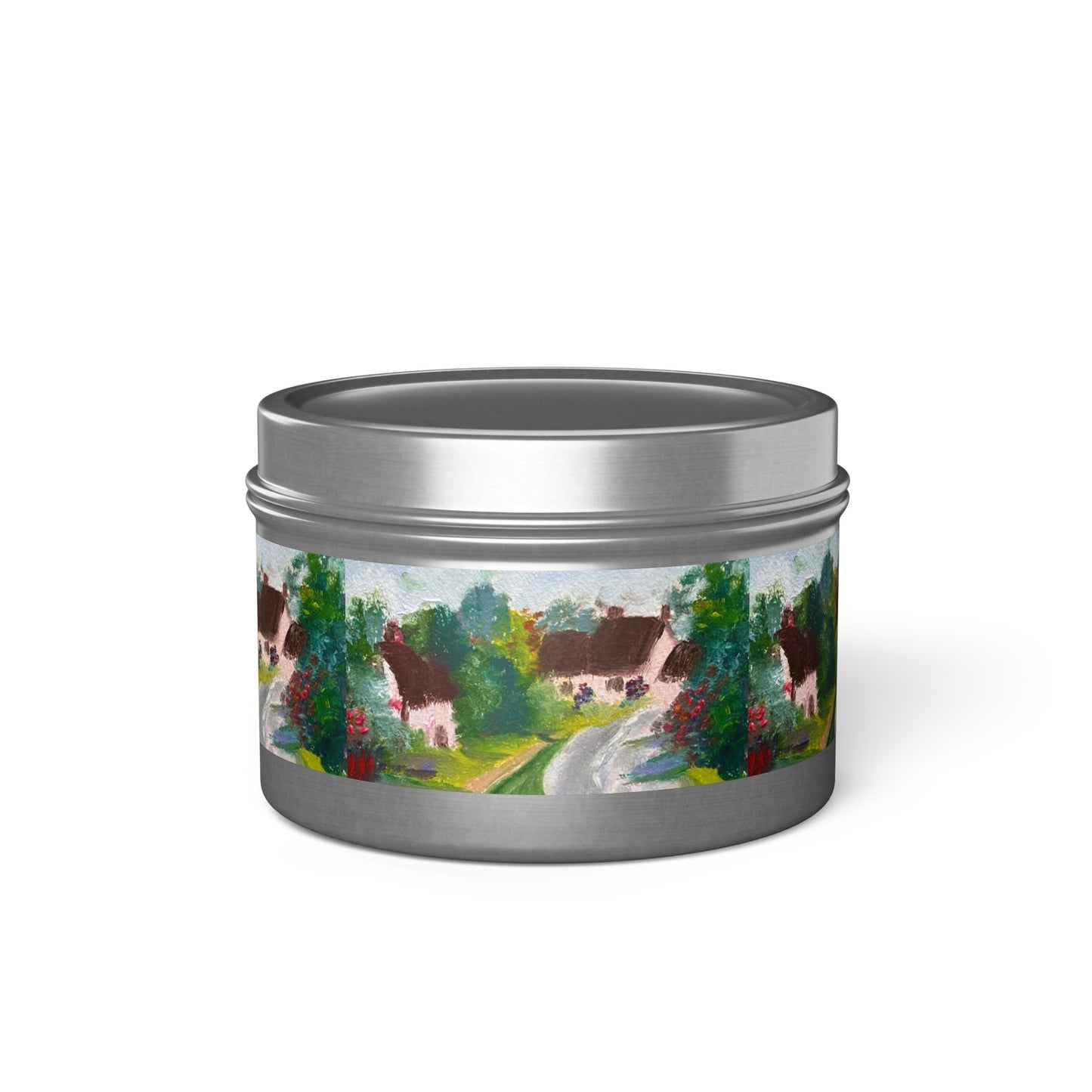 Little Cotswolds Village Tin Candle