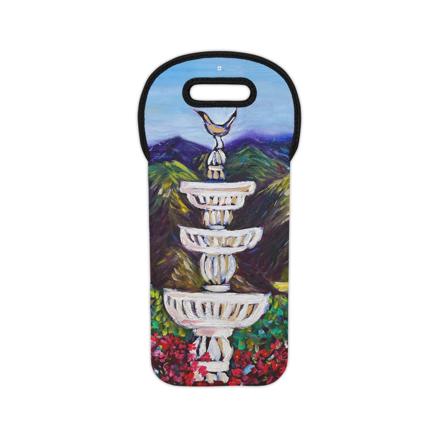 Fountain Vista at GBV Wine Tote Bag  Art Gift