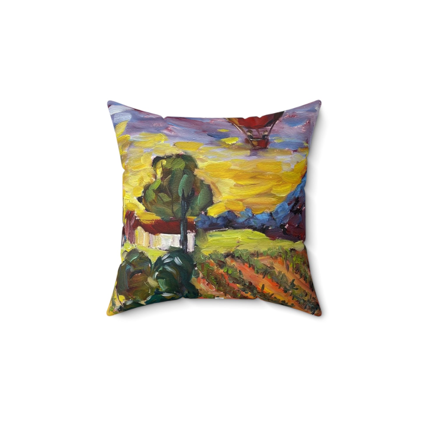 Ultimate Sunrise Indoor Spun Polyester Square Pillow