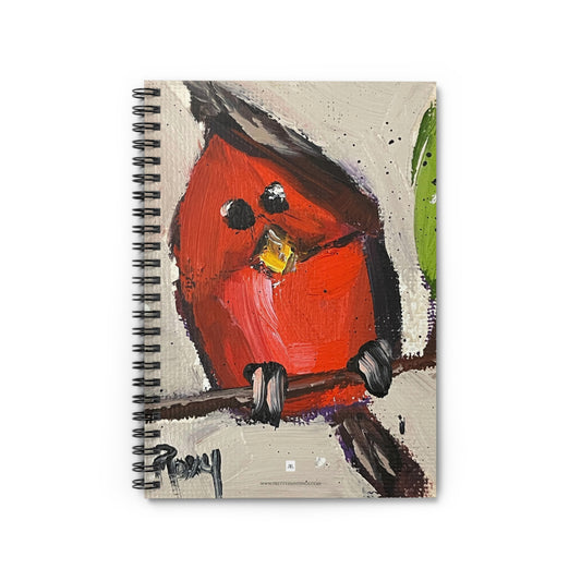 Polluelo cardenal caprichoso Cuaderno de espiral
