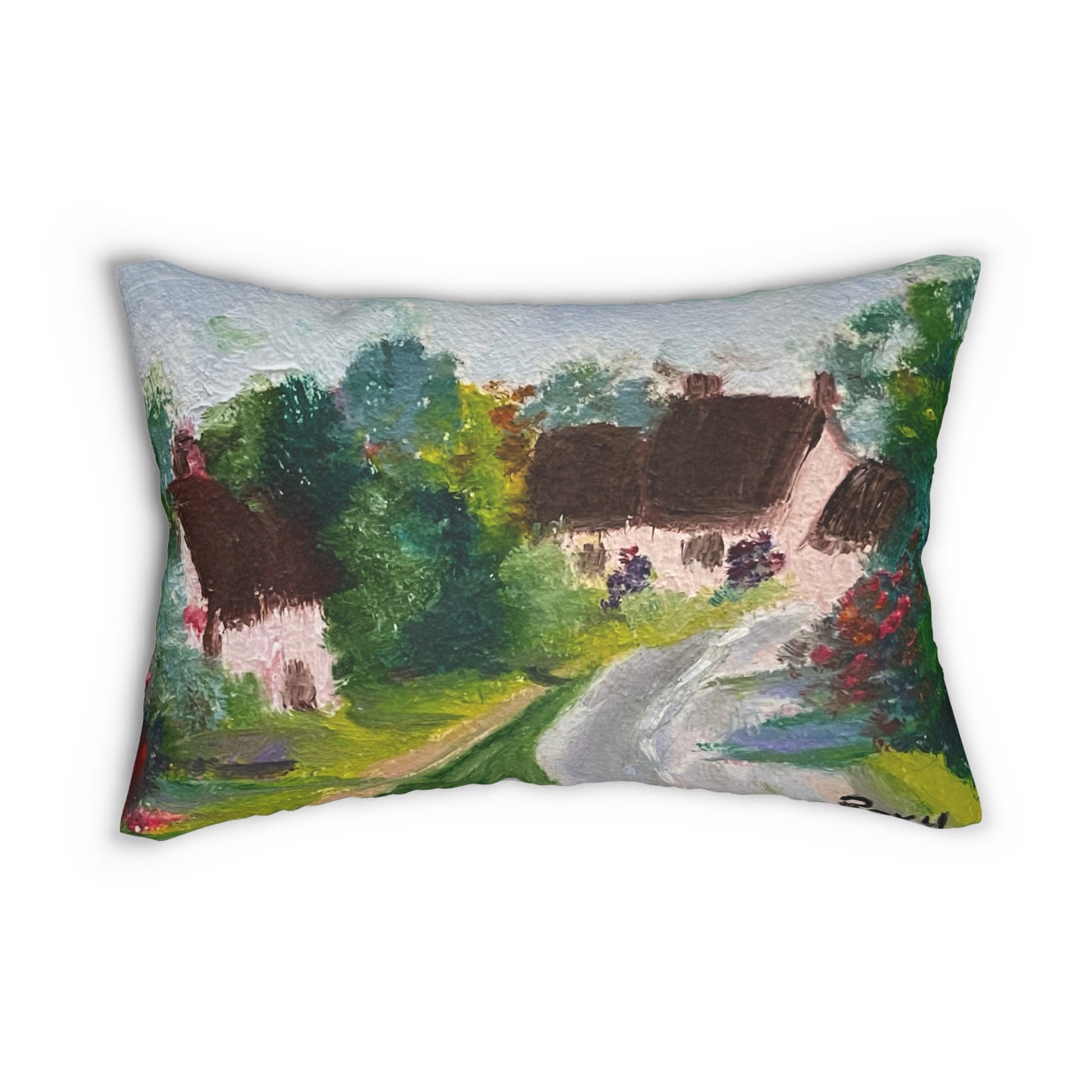 Cotswolds Village Lumbar Pillow