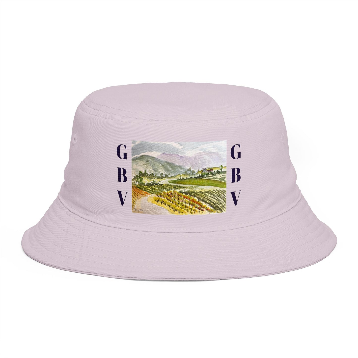 Roxy Rich Fine Art -Road Down from the Villa-GBV- Bucket Hat — Stylish Durable Travel Hat