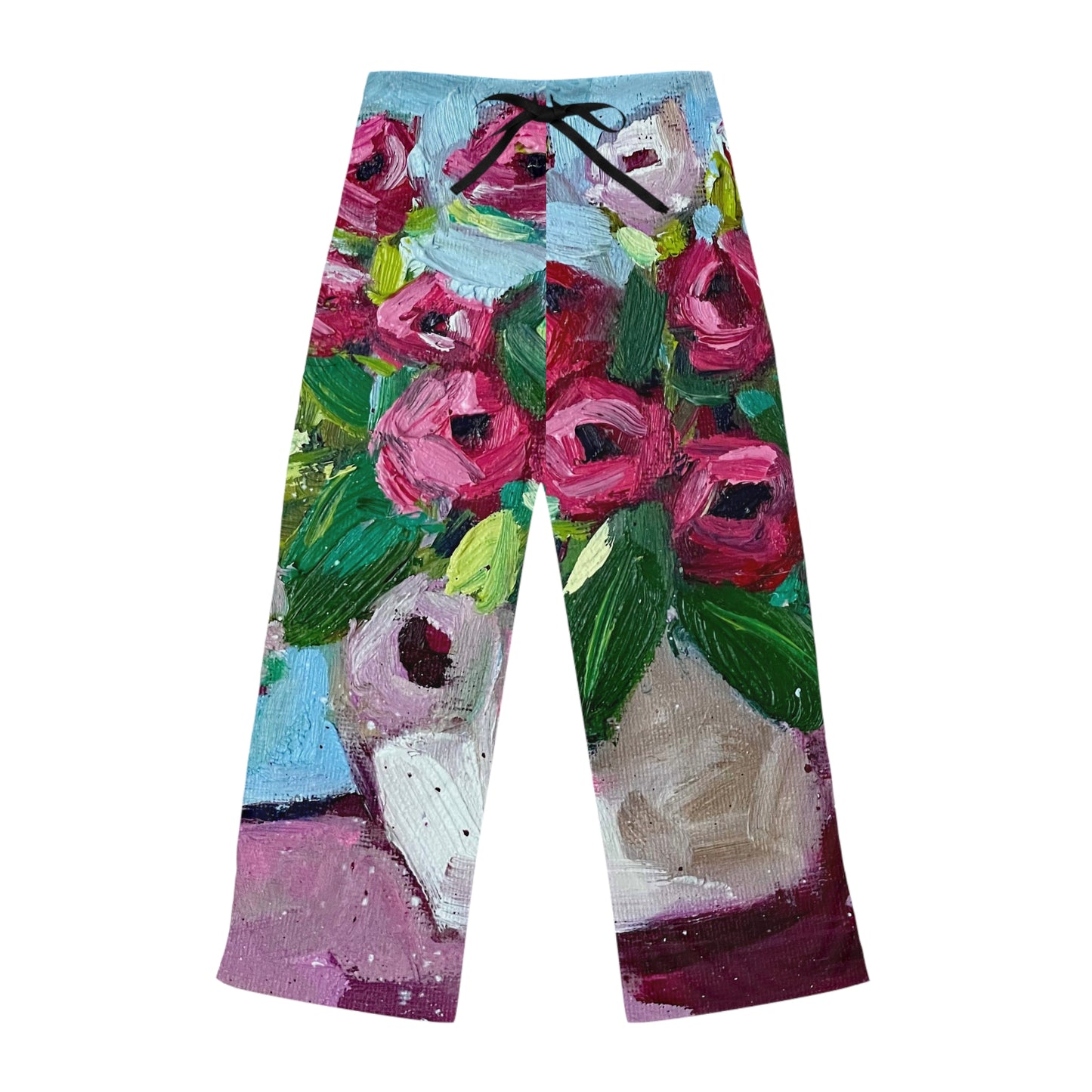 Women's Pajama Pants-Blushing Blooms