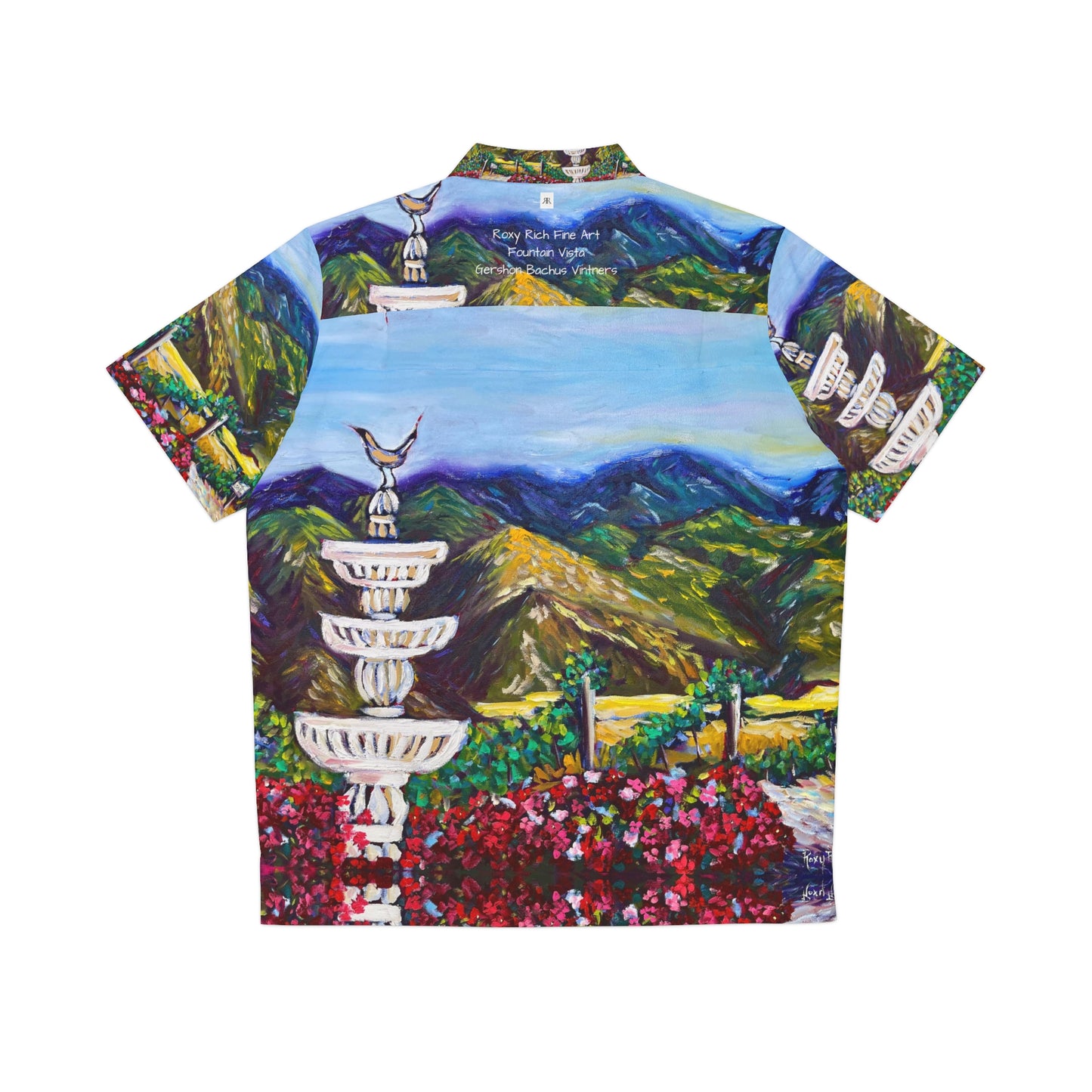 Fountain Vista at GBV Men's Hawaiian Shirt