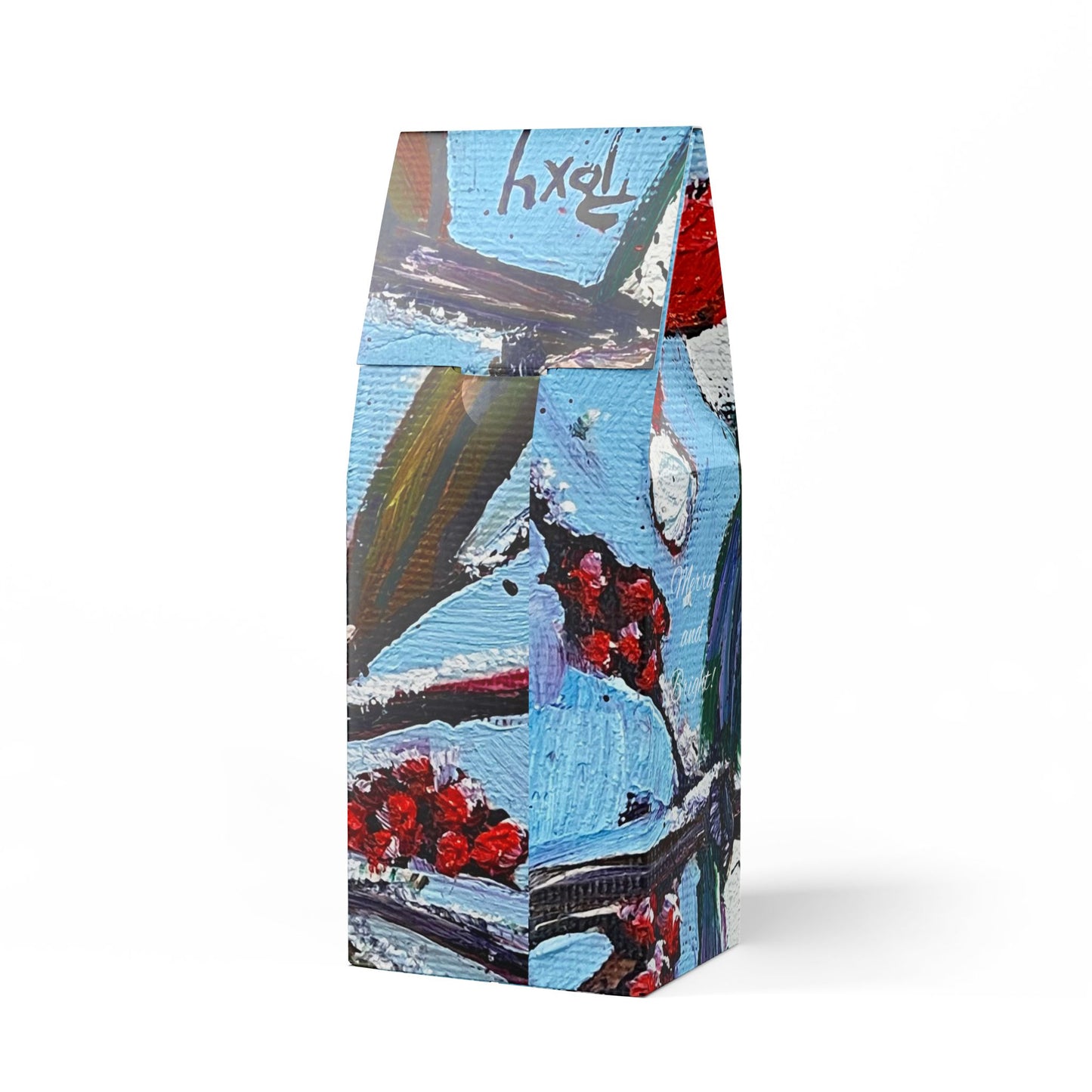 Merry and Bright Holiday Hummingbird - Toasty Roast Coffee 12.0z Bag