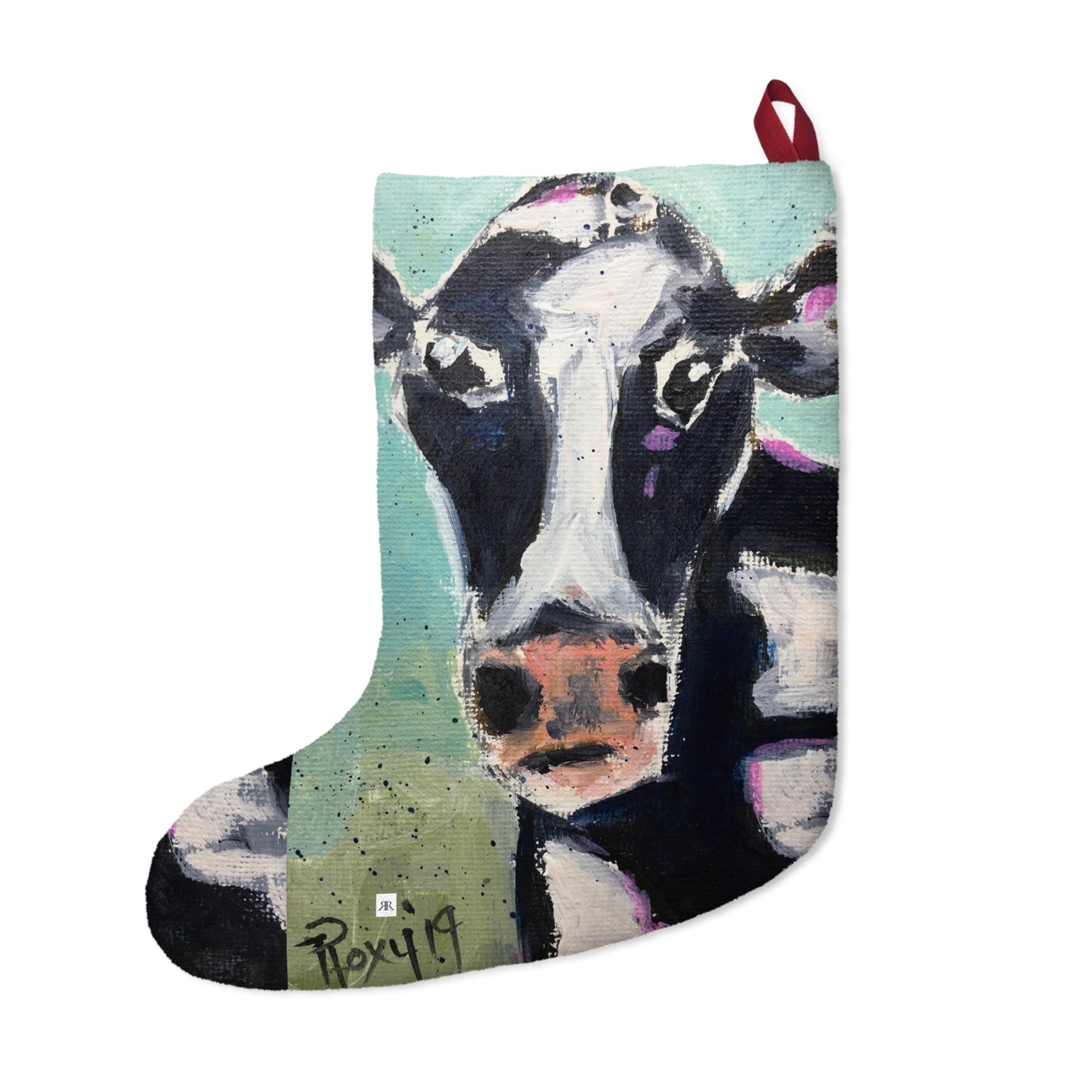 Edna Cow Christmas Stocking