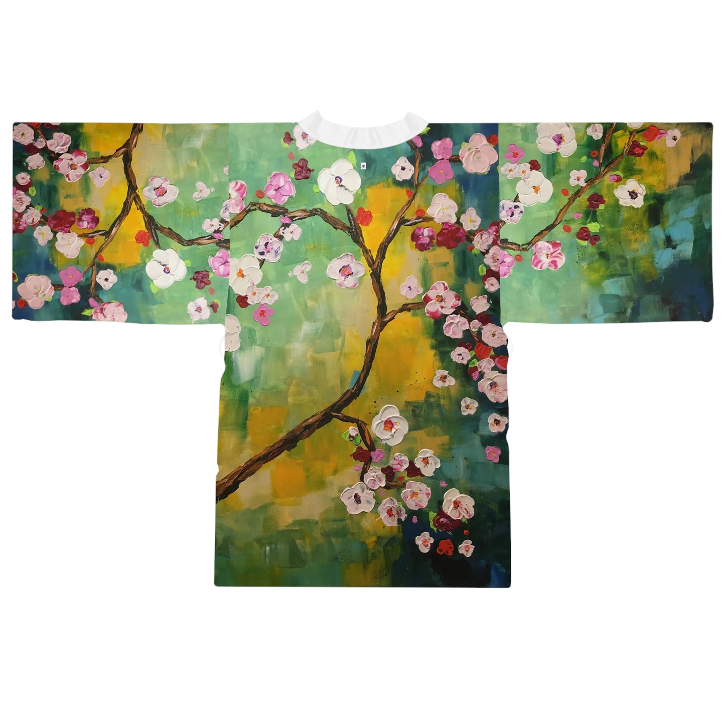 Kimono Robe - Abstract Cherry Blossoms