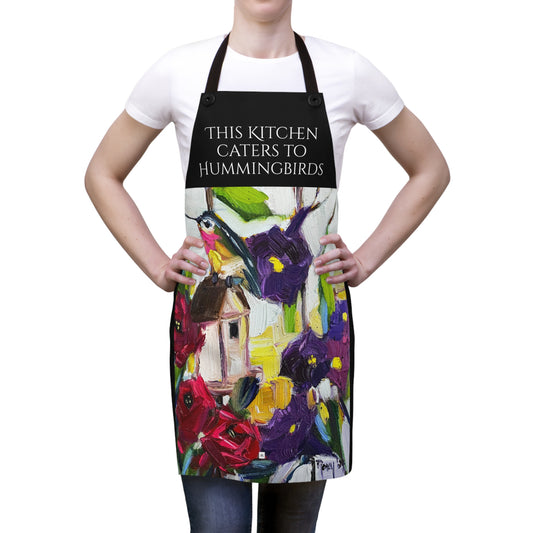 This Kitchen caters to Hummingbirds Apron