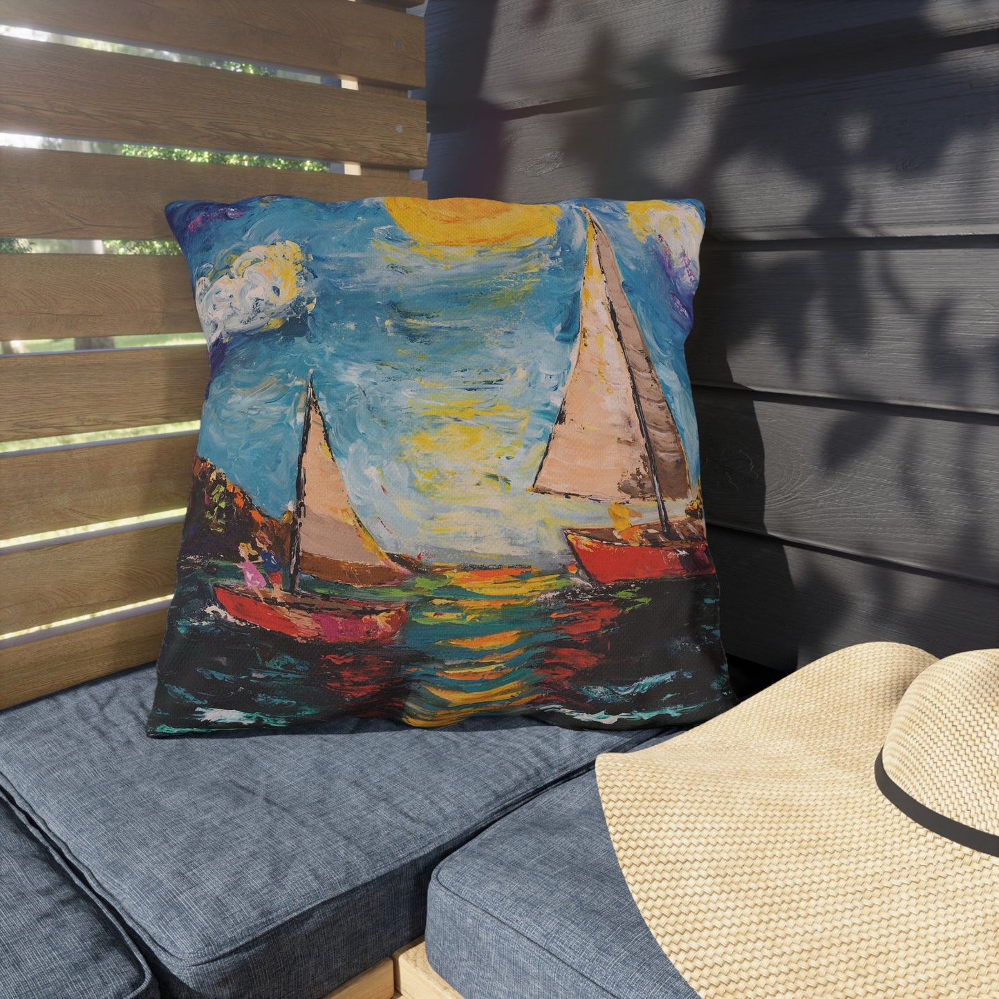 Sunny Sails Outdoor Pillows