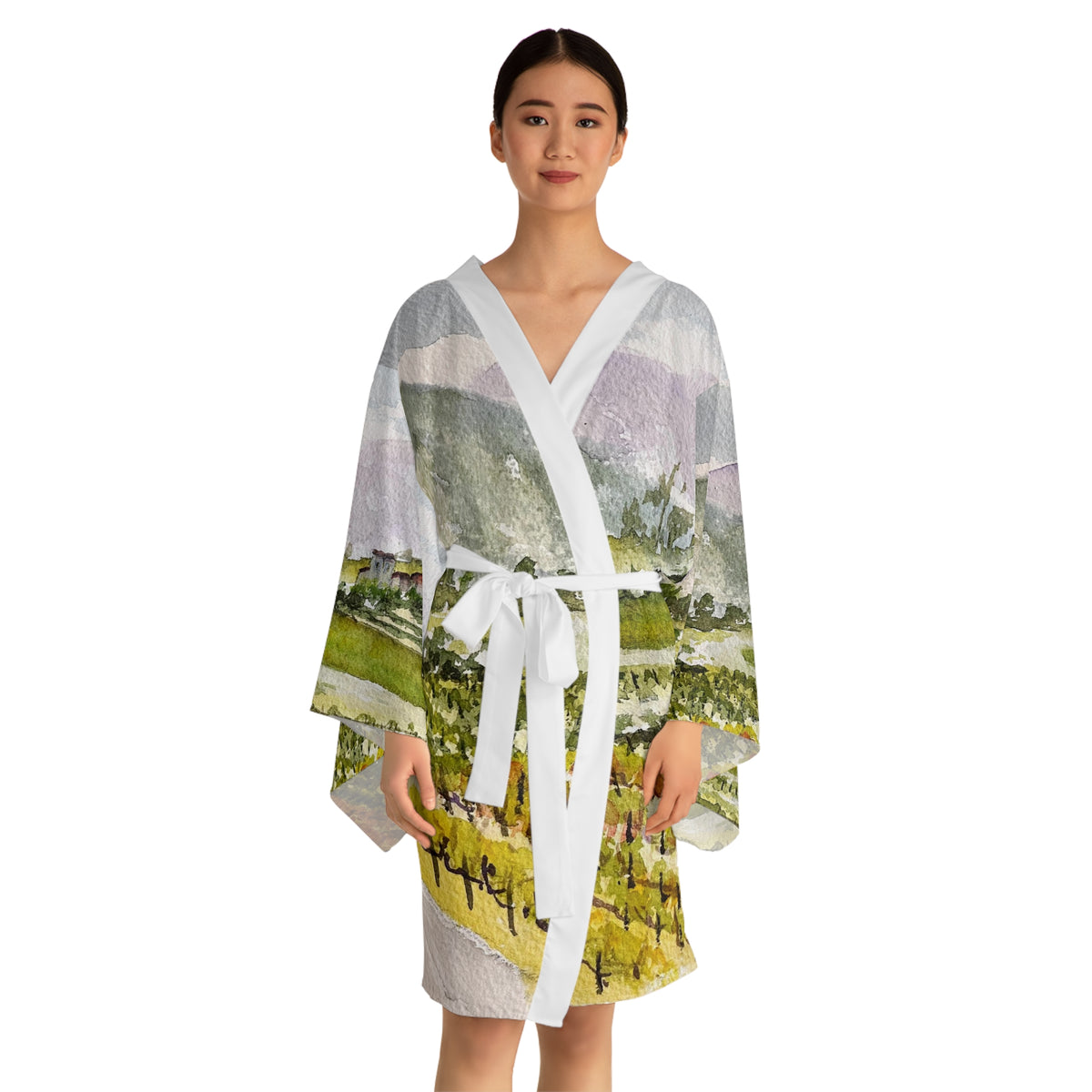 Kimono Robe -Road Down from the Villa-GBV
