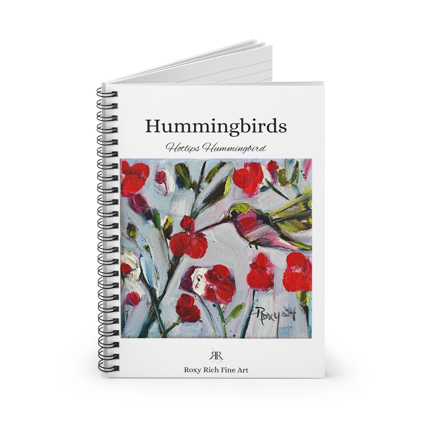 Hotlips Hummingbird Spiral Notebook