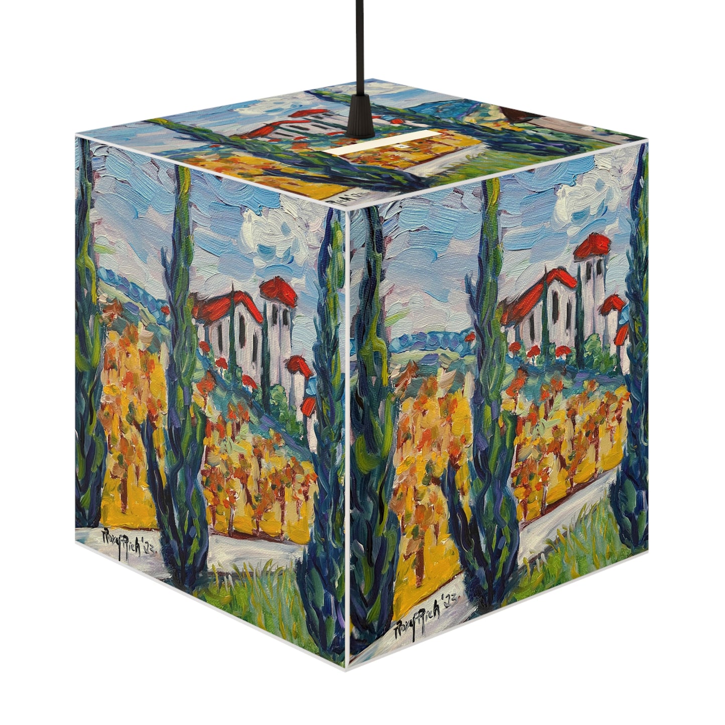 Robert Renzoni Winery Cube Lamp