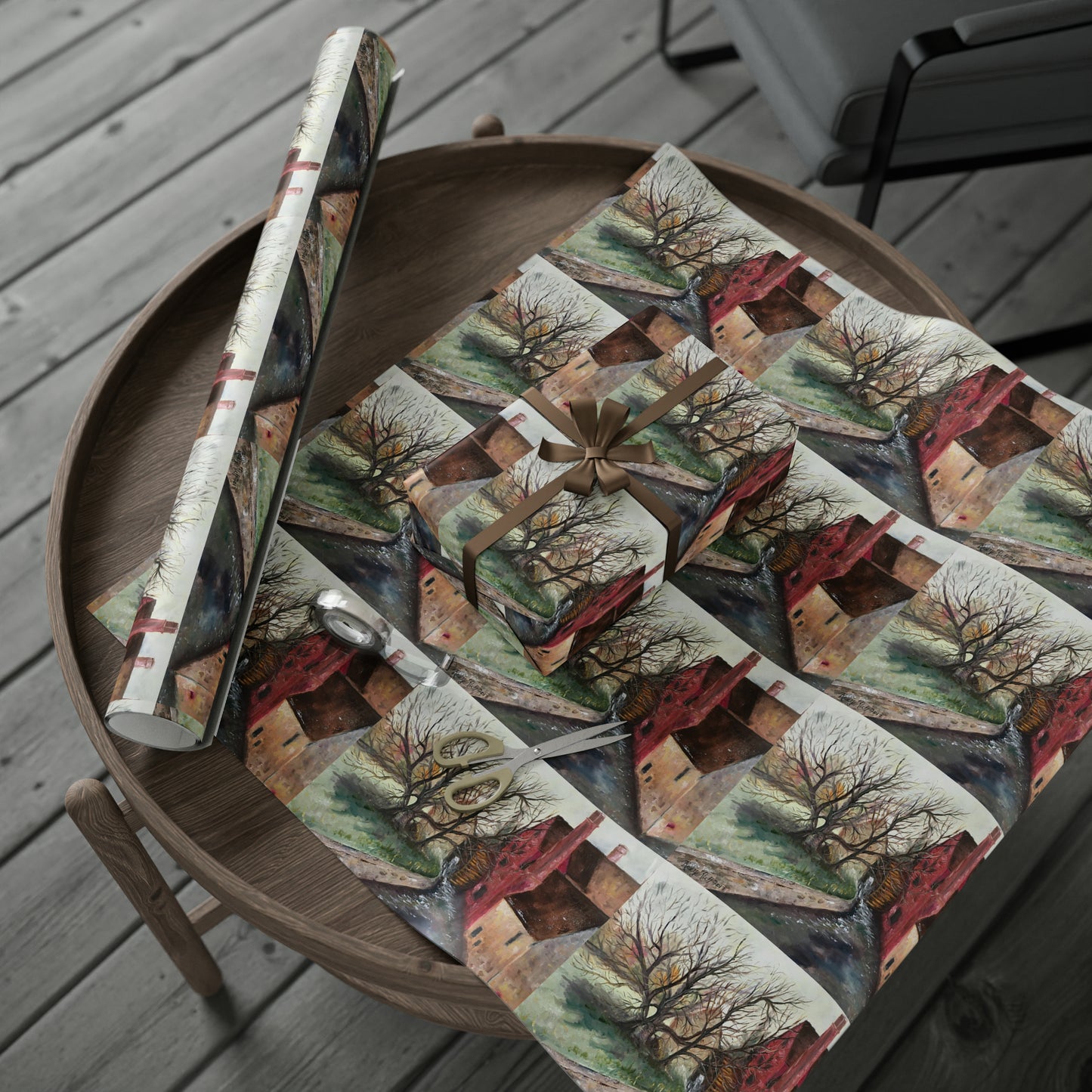 The Old Mill Cotswolds (3 Sizes) Wrapping Papers