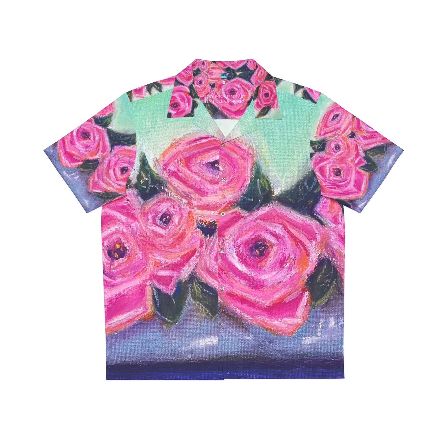 Chemise hawaïenne pour hommes Tin Full of Roses