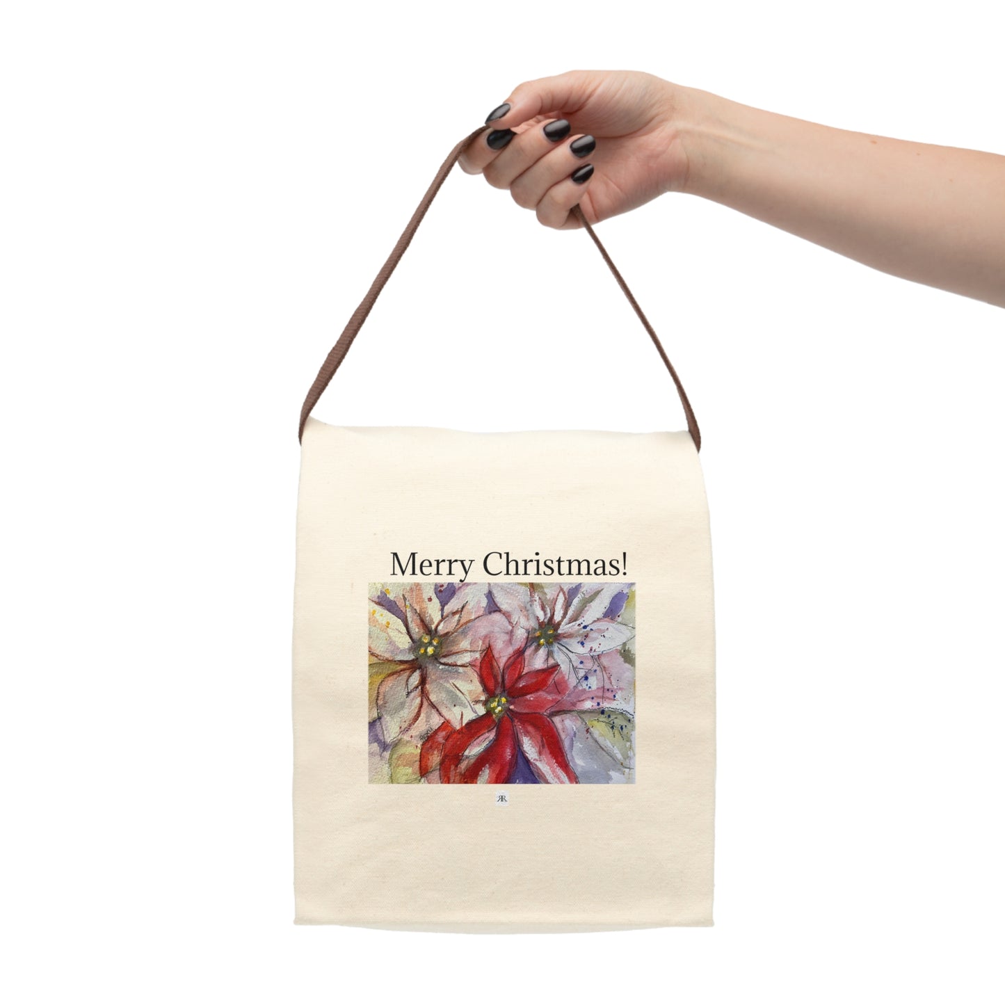 Merry Christmas! Canvas Lunch Bag With Strap