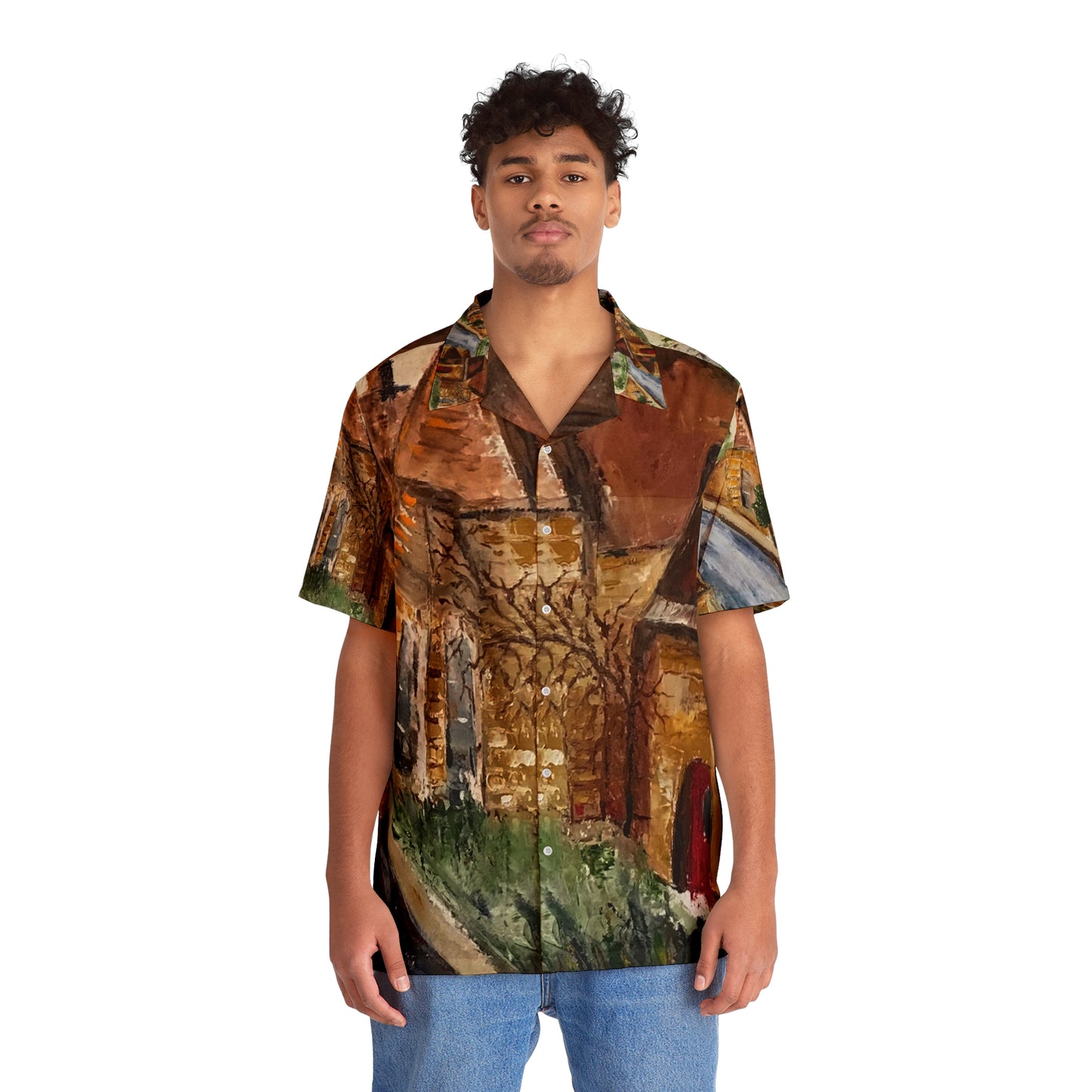 Golden Stone Cotswolds Men's Hawaiian Shirt
