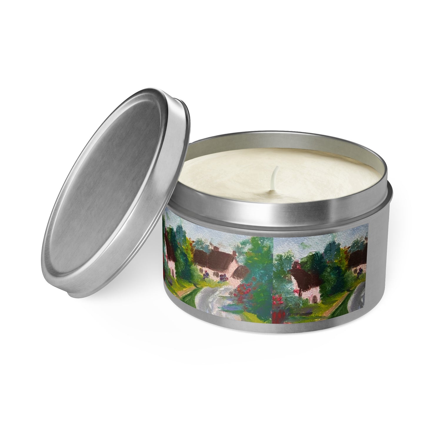 Little Cotswolds Village Tin Candle