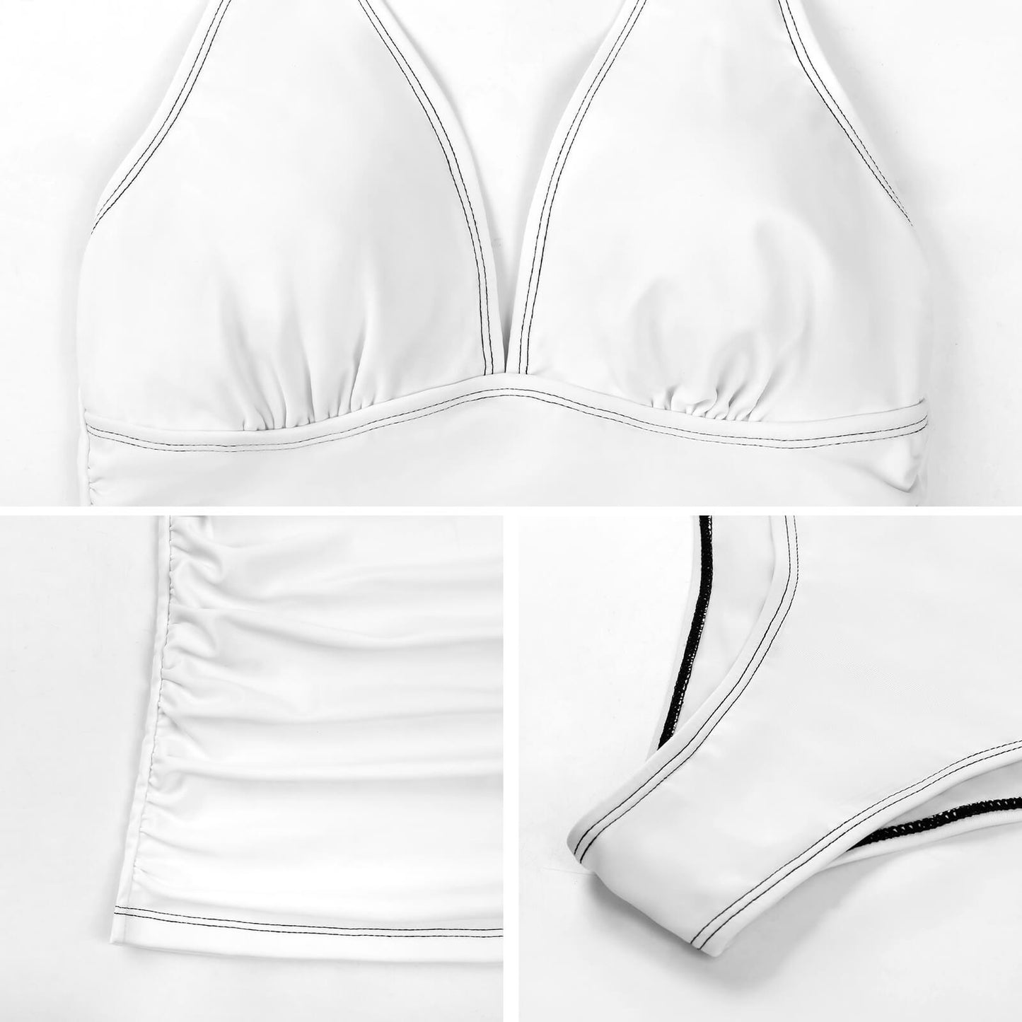 Summer Vines Faulkner Winery Temecula Slim Fit Tankini Split Swimsuit