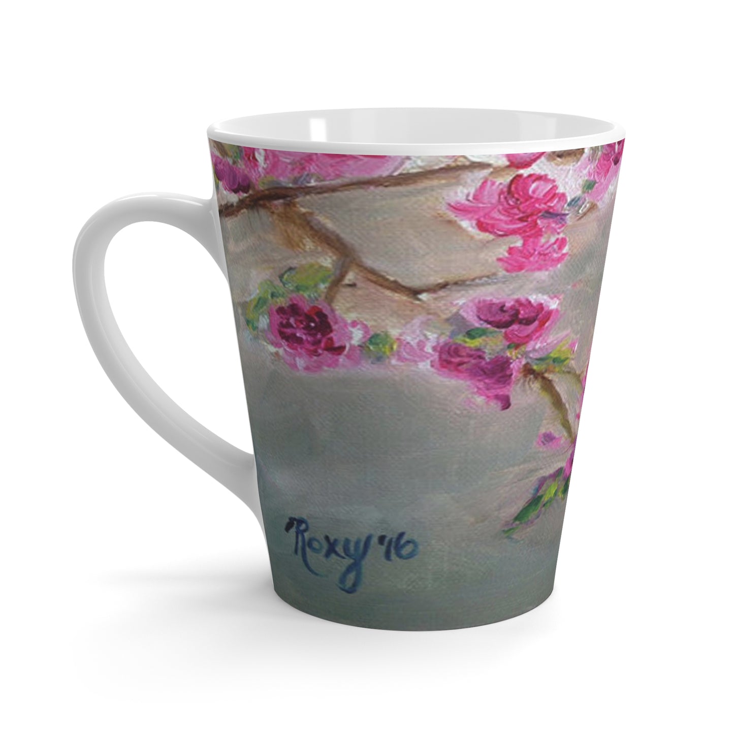 Mug - Bluebird in Cherry Blossoms-Made in and Ships from USA