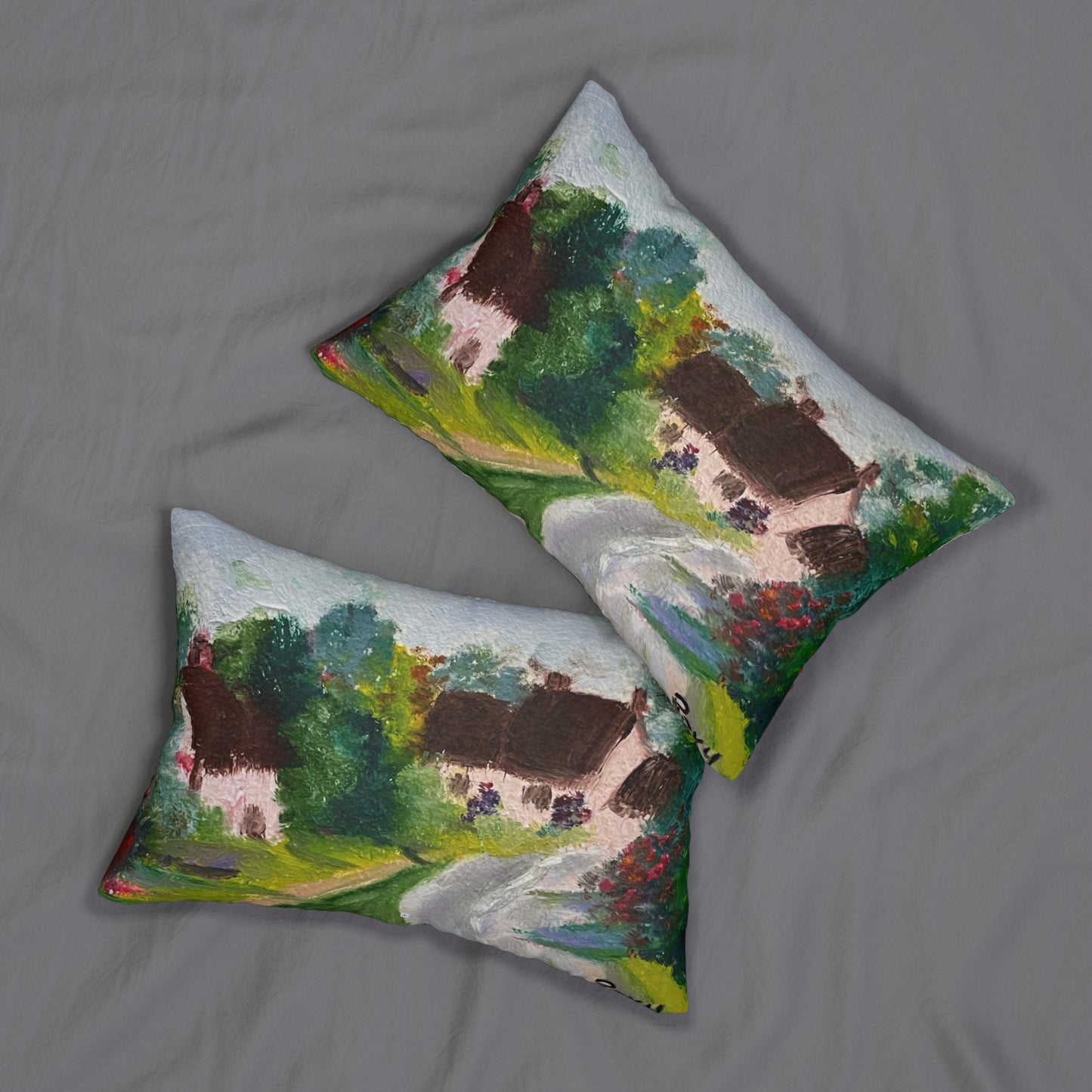 Cotswolds Village Lumbar Pillow