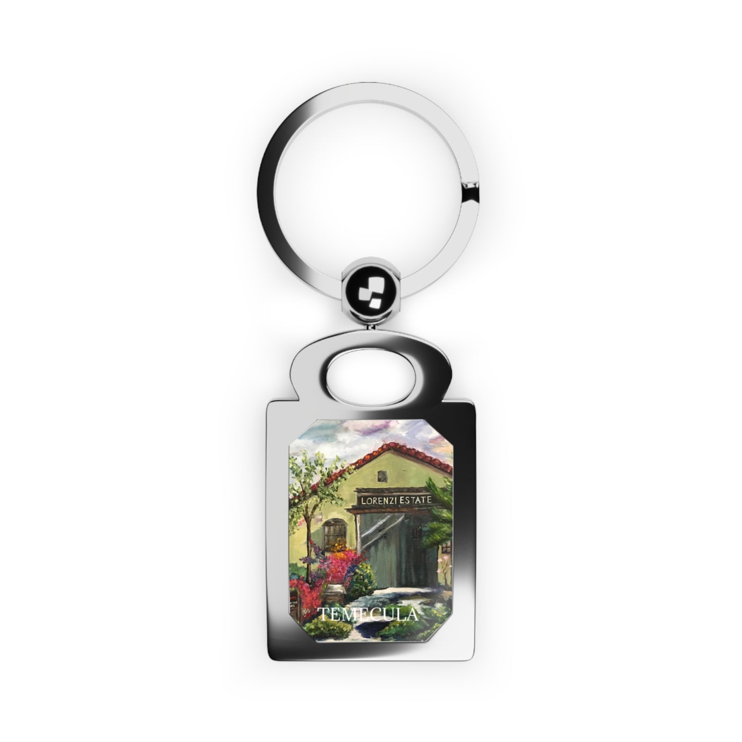 Lorenzi Estate Winery Temecula Rectangle Photo Keyring