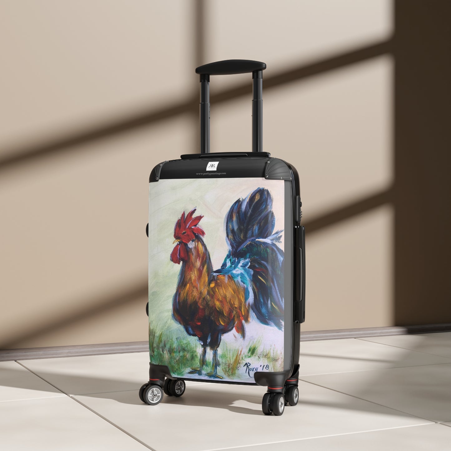 "I'm Sexy and I Know it" Rooster Carry on Suitcase
