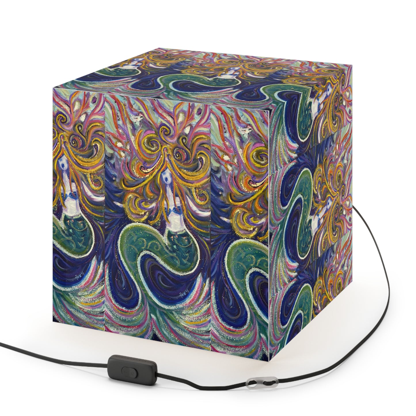 Mermaid Cube Lamp