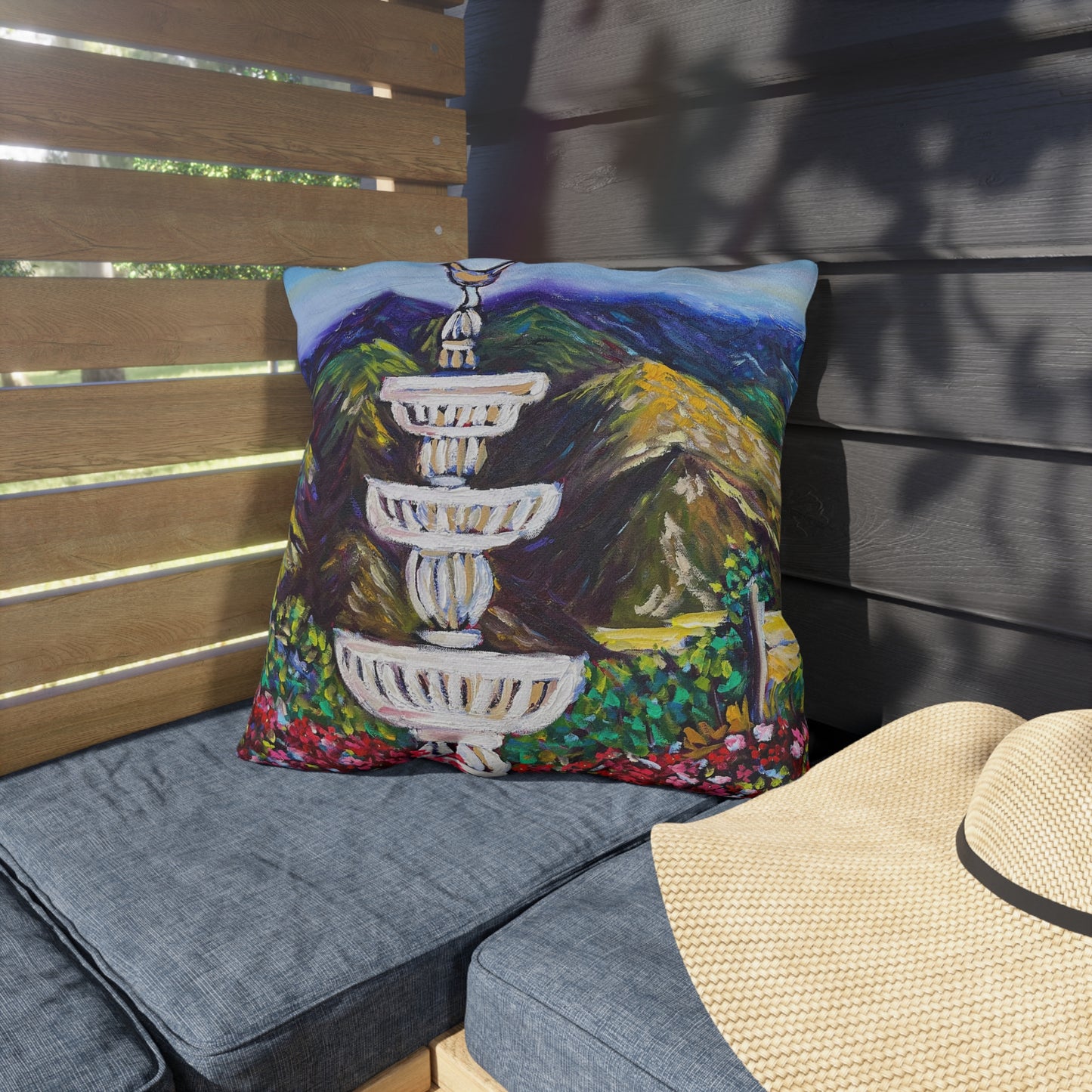 Fountain Vista at GBV Outdoor Pillows