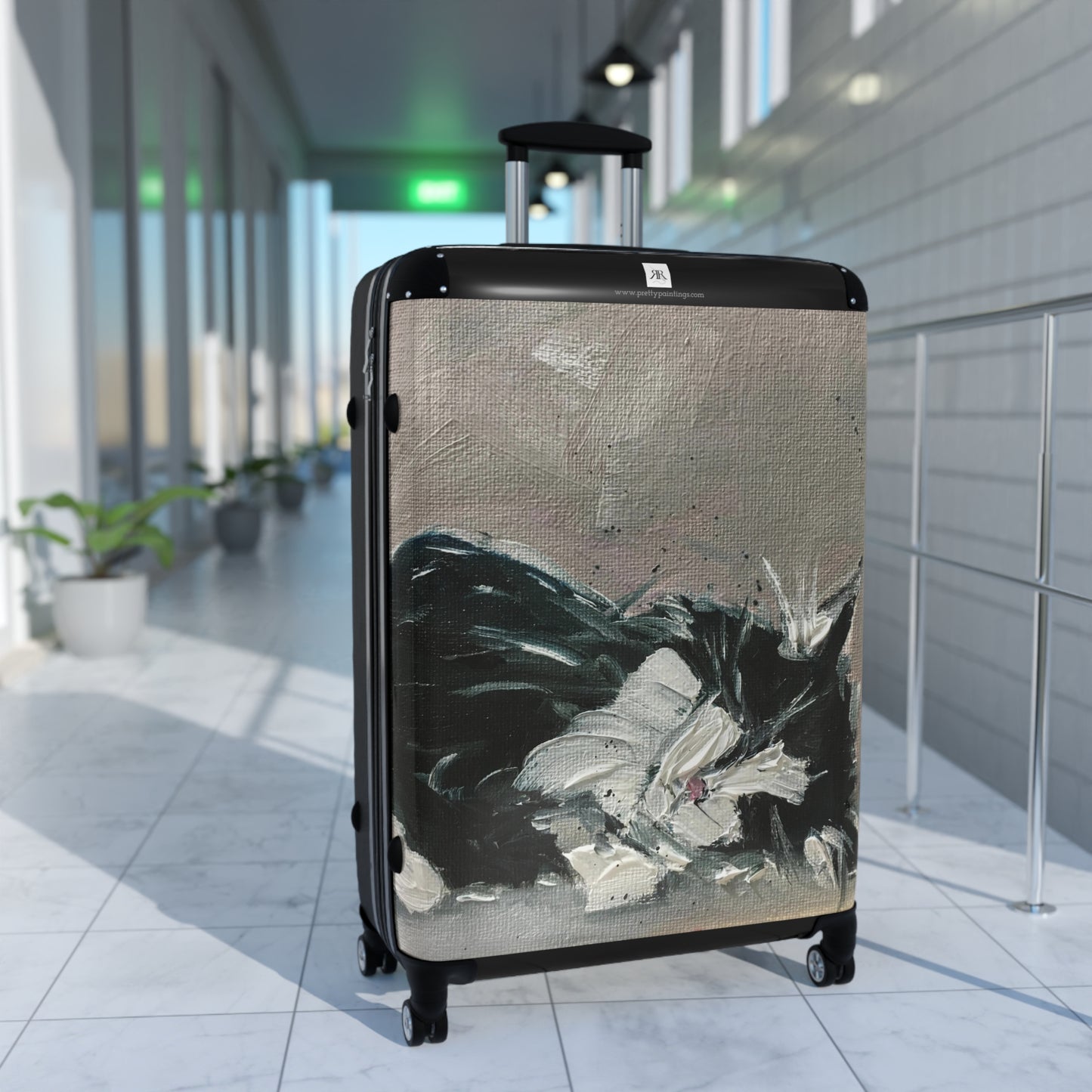 "Sleep Kitty" Carry on Suitcase (Three Sizes)