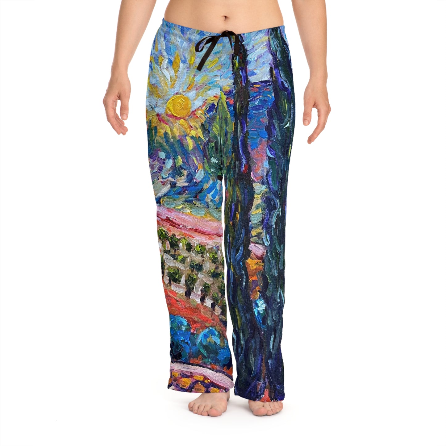 Pajama Pants - Sunny Cypresses at Robert Renzoni Winery Temecula- Women's Pajama Pants