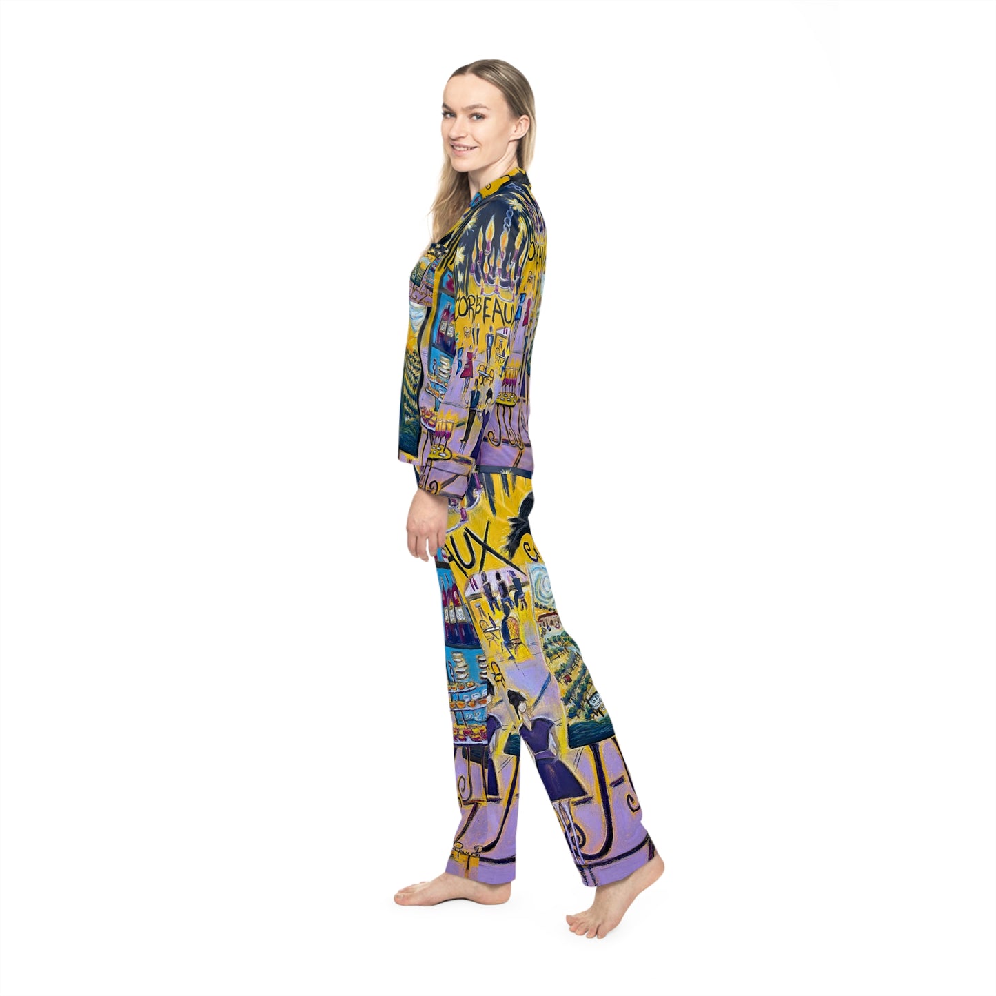 Satin Pajamas - Corbeaux Wine & Art