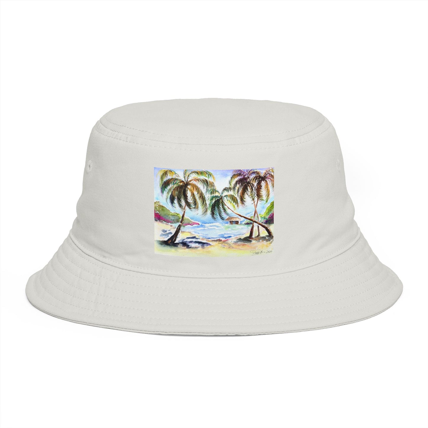 Roxy Rich Fine Art -Hawaii Awaits - Stylish Durable Bucket Hat