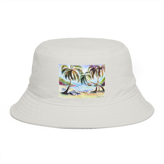Roxy Rich Fine Art -Hawaii Awaits - Stylish Durable Bucket Hat