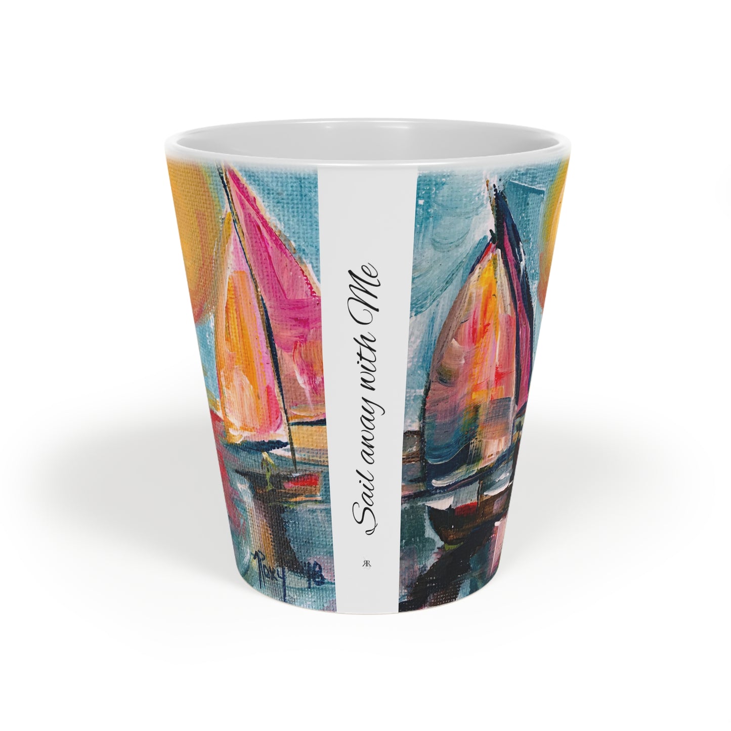 Sail away with Me Latte Mug, 12oz