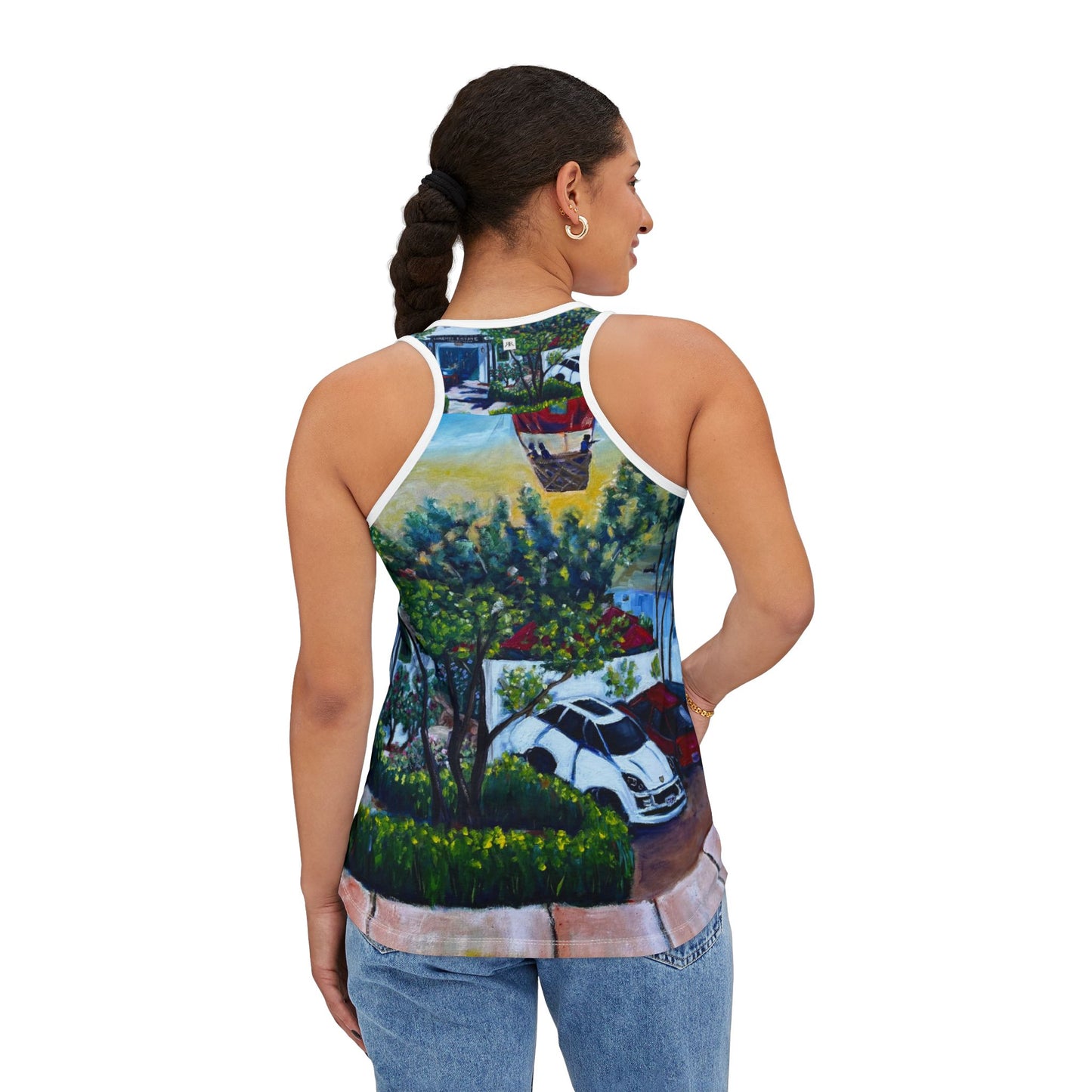 Women's Racerback Tank Top-Lorenzi Estate Tasting Room 2024