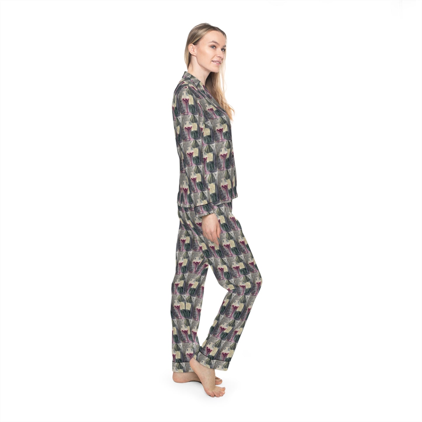 Satin Pajamas - GBV Wine and Clique Glass