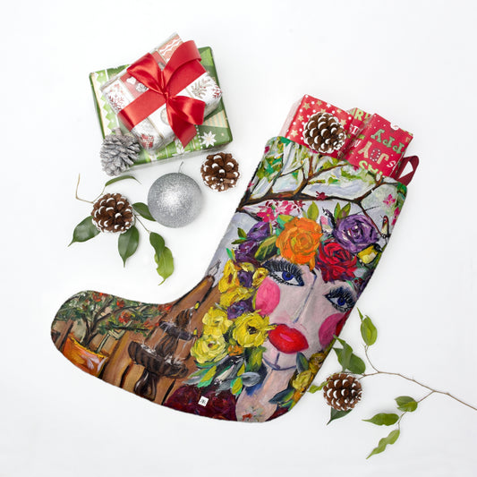 Garden Goddess Christmas Stocking