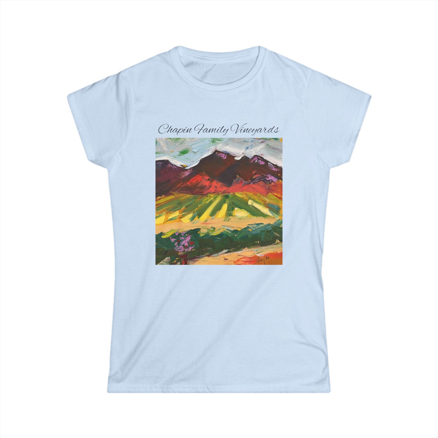 Mountain View at Chapin Women's Softstyle  Semi-Fitted Tee