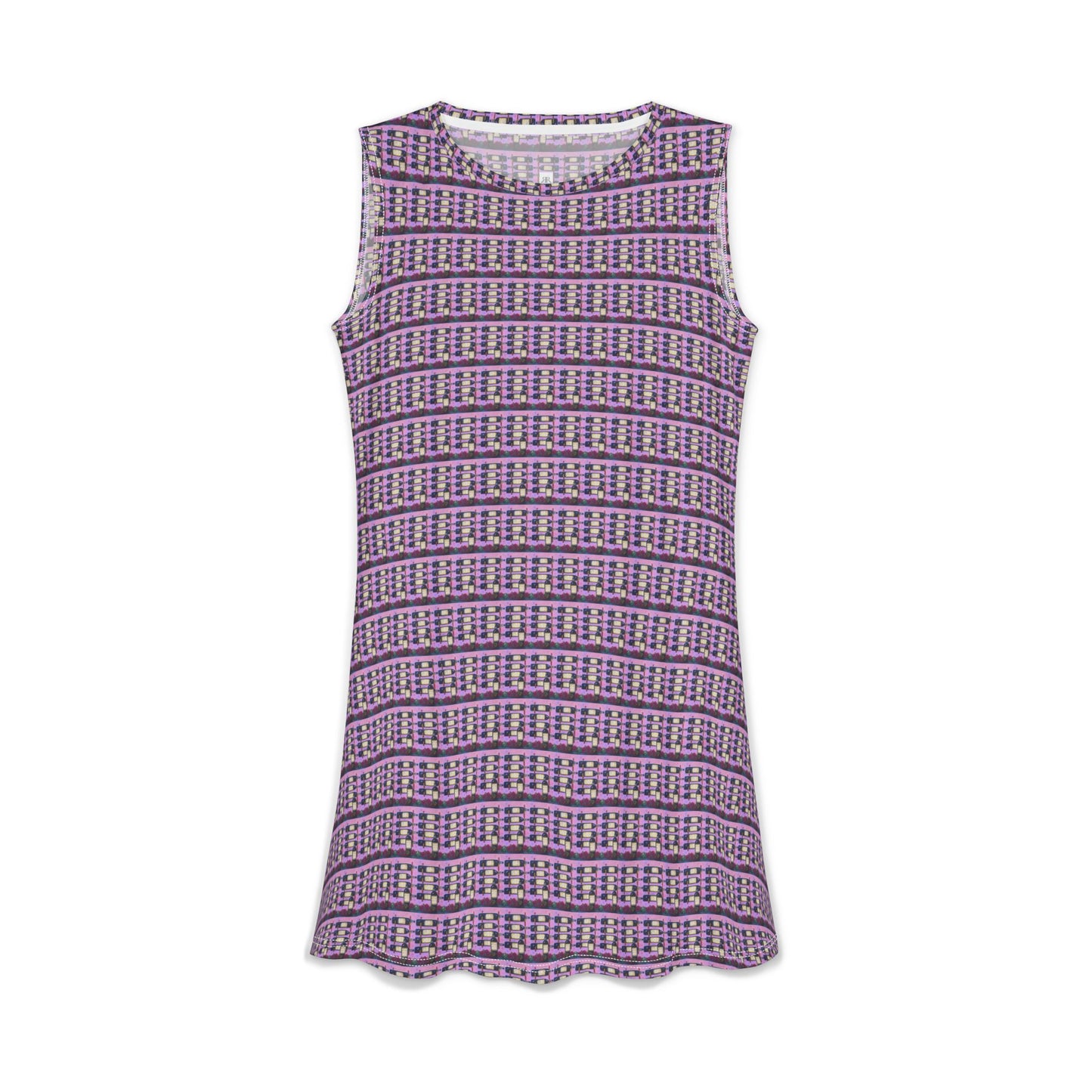 Women's Casual Dress — Light & Comfortable -Bachus Reserves Wine Bottles & Roses