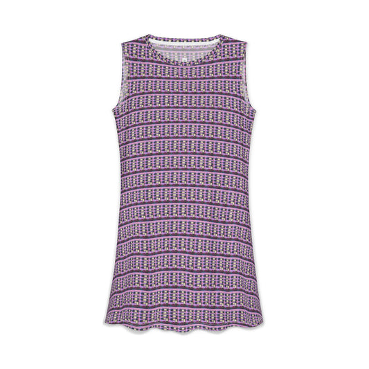 Women's Casual Dress — Light & Comfortable -Bachus Reserves Wine Bottles & Roses
