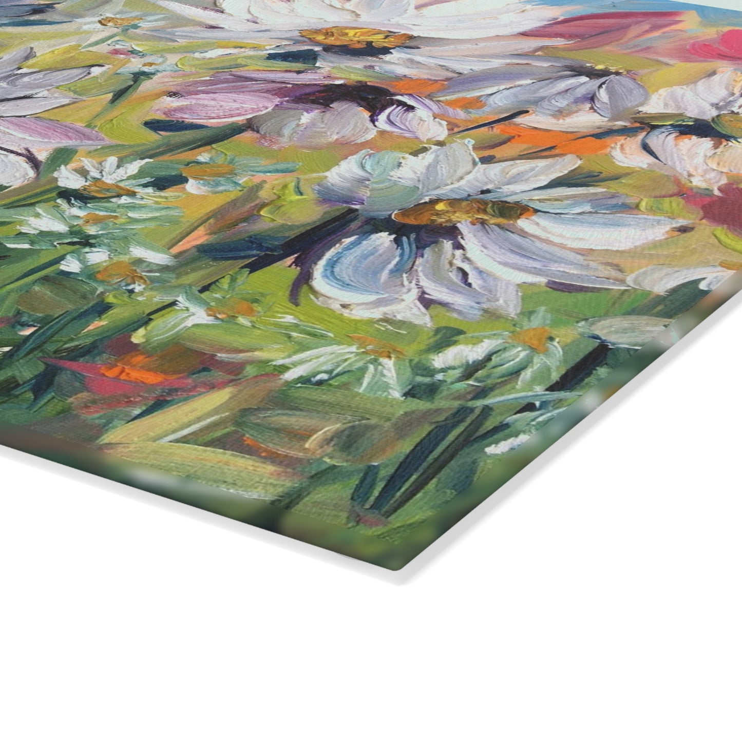 Abstract Daisy Garden Cutting Board