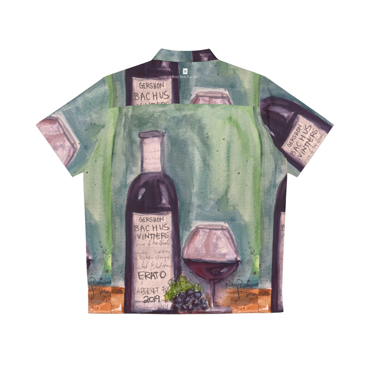 Men's Hawaiian Shirt- GBV-Erato -Large Print