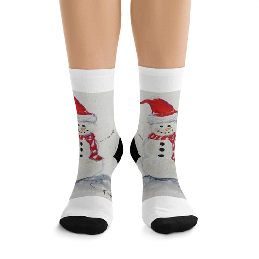 Chaussettes bonhomme de neige