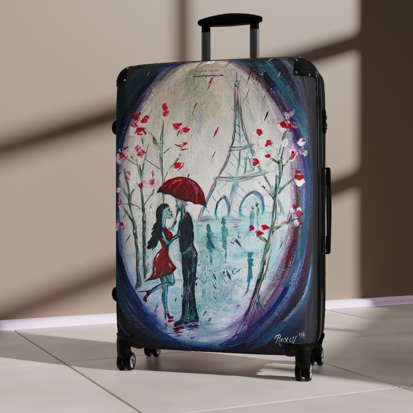 "I only have eyes for you" Carry on Suitcase (three sizes)