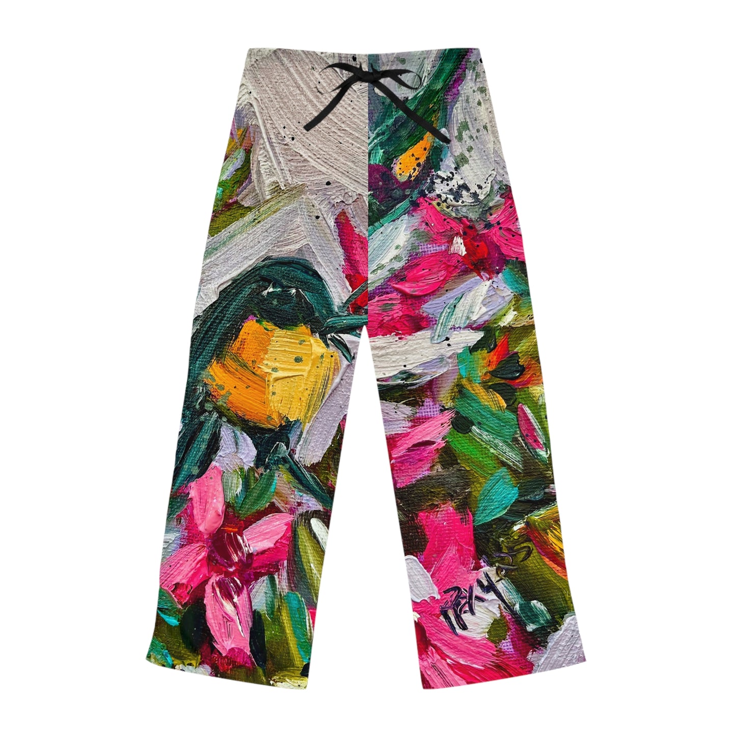 Pajama/Lounge Pants - Colorful Encounter-Goldfinch