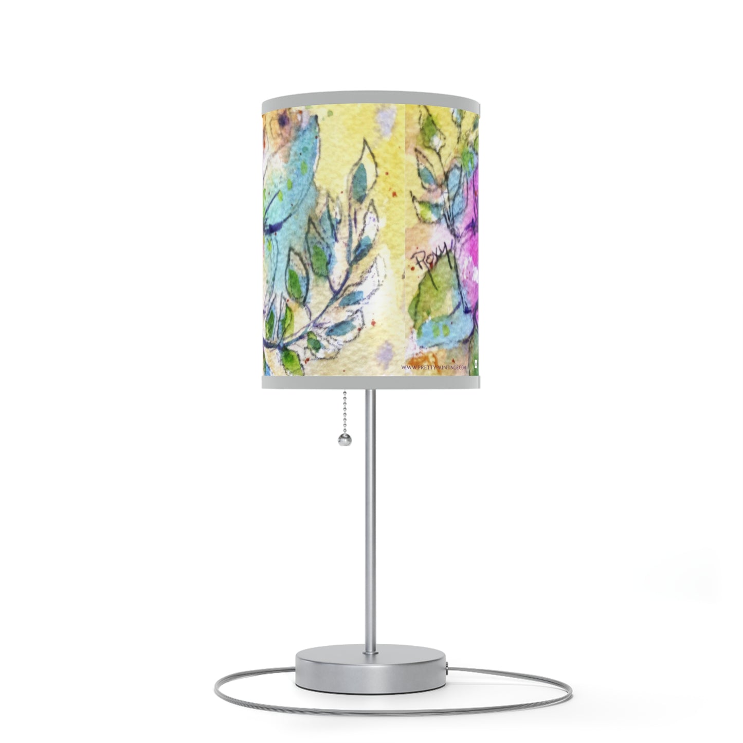 Lampe de jardin à fleurs roses sur pied, prise US|CA