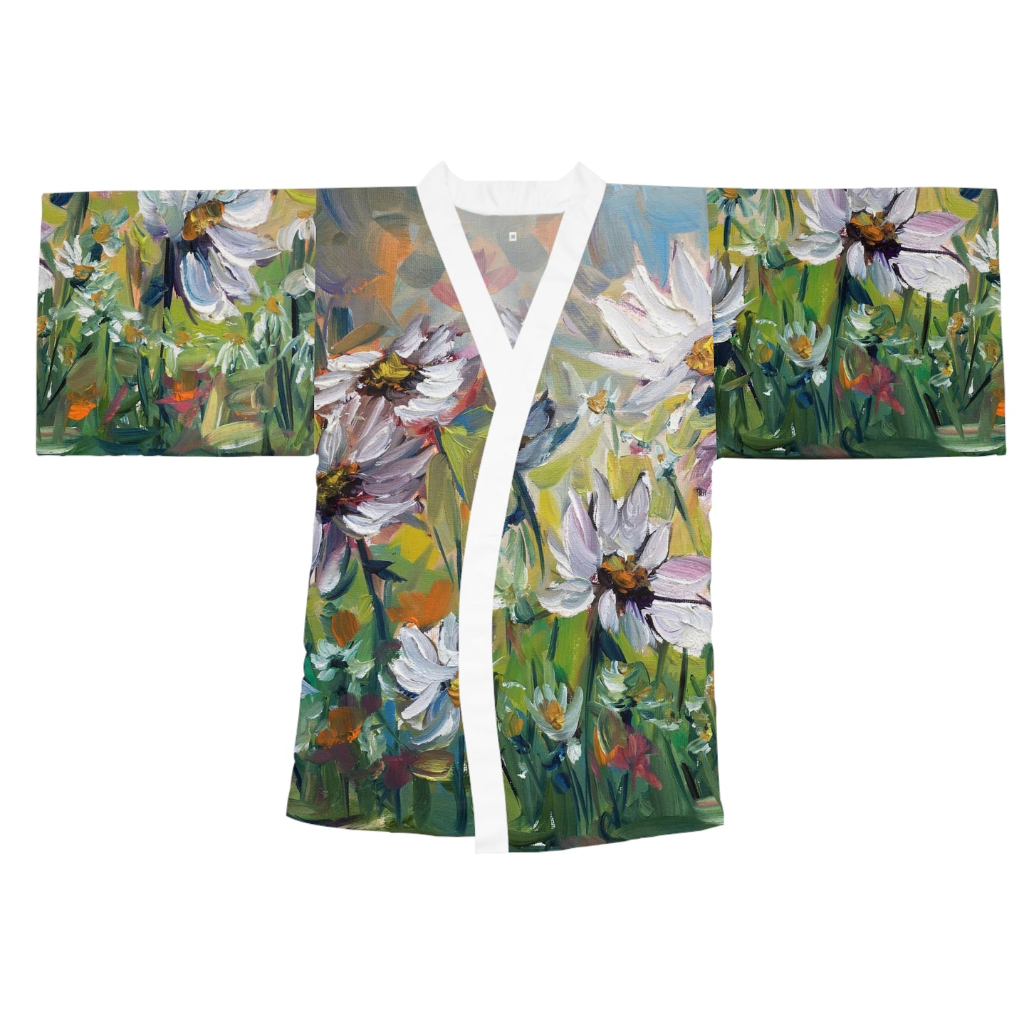 Kimono Robe - Abstract Daisies