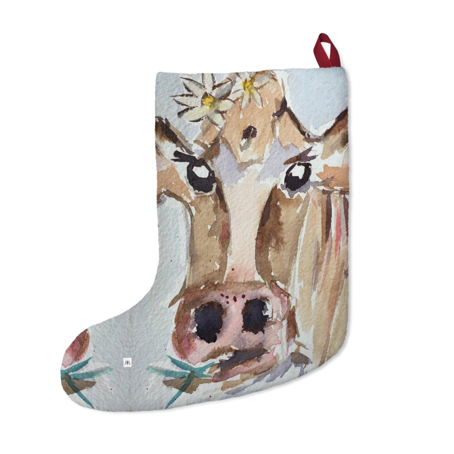 Daisy Mae Cow Christmas Stocking